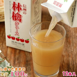 減農薬 100% <strong>無添加</strong> <strong>りんごジュース</strong> 1000ml ×12本 <strong>ストレート</strong> 長野 リンゴジュース ギフト 紙パック パック ジュース アップルジュース フルーツジュース 果実ジュース 小山 産地直送