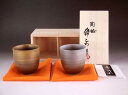 有田焼 窯変金プラチナ彩湯呑みペアセットG 陶芸作家 藤井錦彩 作