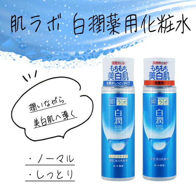 化粧水 ロート製薬 白潤 肌ラボ ノーマル しっとり 潤い 乾燥 保湿 肌荒れ 予防 対策 ローション 【▲5】/【MC】肌ラボ白潤薬用化粧水