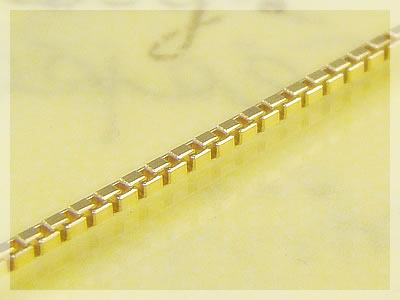 ベネチアネックレス(長さ60cm：幅1.3mm)/イエローゴールドK1818金ネックレスをお求めやすい価格でご提供
