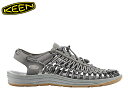 キーン ユニーク メンズ サンダル KEEN UNEEK Round Cord LTD 1017200 Gargoyle Neutral Gray【送料無料】