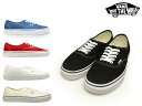 バンズ ヴァンズ オーセンティック レッド ブラック ホワイト ネイビー VANS AUTHENTIC MENS メンズ スニーカー