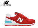 ニューバランス 574 レディース newbalance WL574 CNC レッド/ホワイト スニーカー 【送料無料!】ニューバランス ニューバランス ニューバランス【あす楽対応】