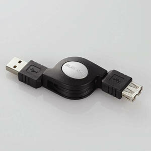 エレコム 巻き取り式USBケーブル USB-RLEA08B