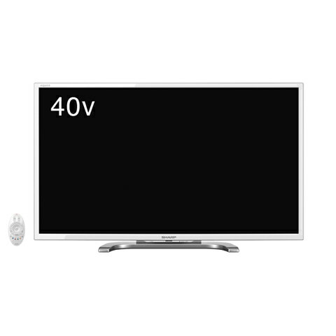 【送料無料】シャープ 液晶テレビ フリースタイル AQUOS（アクオス） 40V型 LC-40F3-W（ホワイト系）