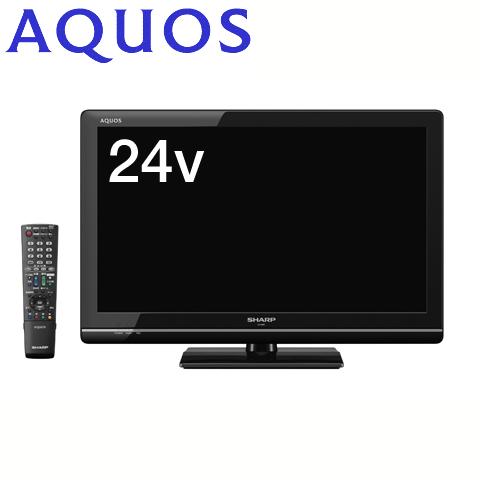 【送料無料】シャープ デジタルハイビジョン液晶テレビ AQUOS（アクオス） 24V型 LC-24K5-B（ブラック）
