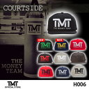 TMT-H006 COURTSIDE 刺繍ロゴ キャップ ザ・マネーチーム フロイド・メイウェザー ボクシング 男性用 女性用 メンズ レディース THE MONEY TEAM WBC WBA(TMT メイウェザー ストリート系 ファッション かっこいい 帽子 メンズキャップ帽子 おしゃれ ブランド 赤 黒 白 春夏)
