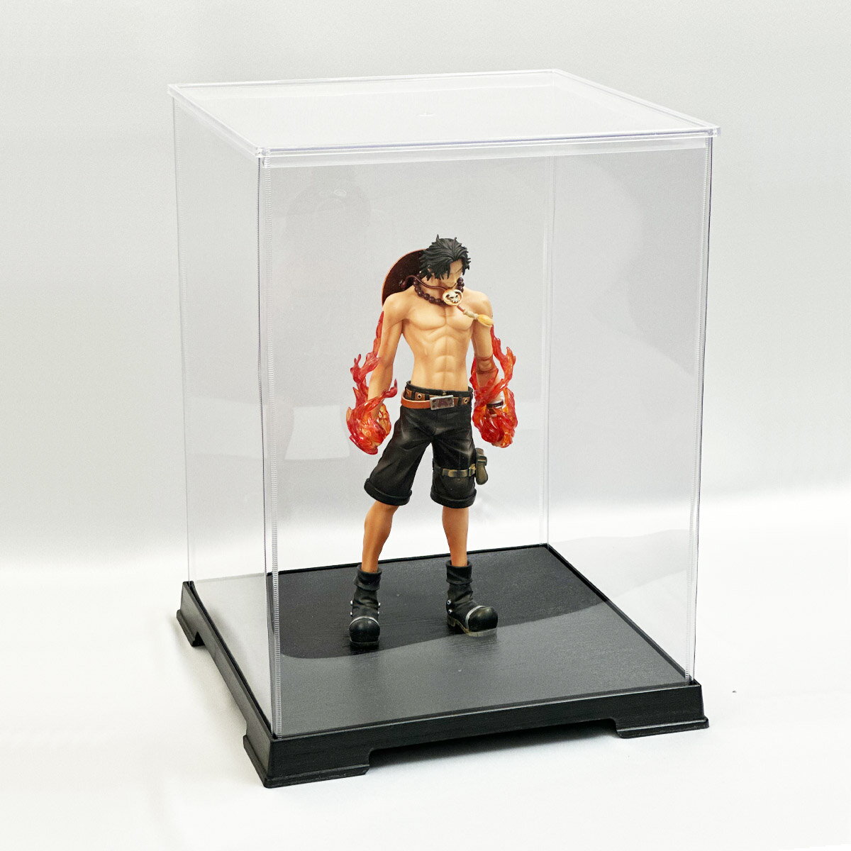 人形ケース フィギュアケース <strong>コレクションケース</strong> ディスプレイケース プラスチックケース 巾40cm×奥行40cm×高40cm～80cm フェアリーランドケース 卓上 透明 ホビー 収納 ブーケケース フラワーケース ミニカーケース フィギュア クリア 組み立て式 持ち運び 軽量 <strong>大型</strong>