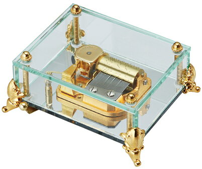 宝石のような美しさ！オルゴール　母の日ギフト　30弁　クリスタルタイプ　EX-151I