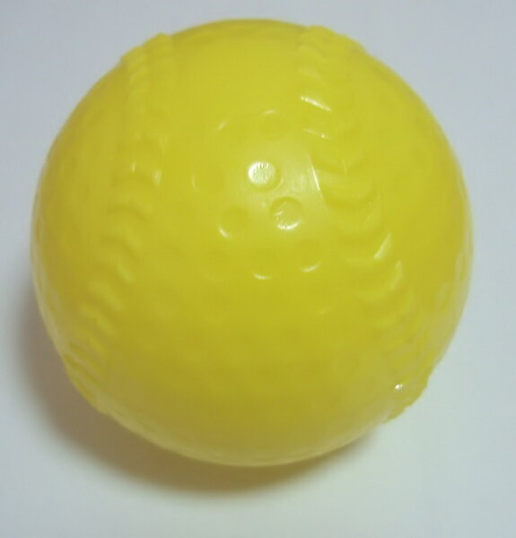 カラー野球ボール　黄　バラ売り簡単なスポーツや子供のおもちゃなどに