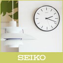 【 送料無料 】SEIKO ( セイコー ) 電波時計STANDARD ANALOG CLOCK（ スタンダード アナログクロック ）Lサイズ / ブラック ( KX308K )【RCP】.