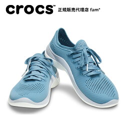 『60%OFF』クロックス crocs【メンズ スニーカー】LiteRide 360 Pacer Ms/ライトライド 360 ペイサー メン/ブルー スティール｜##