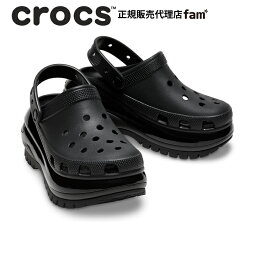 クロックス crocs【メンズ レディース サンダル】<strong>Mega</strong> <strong>Crush</strong> <strong>Clog</strong>/メガ クラッシュ クロッグ/ブラック｜☆