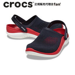 『20%OFF』クロックス crocs【メンズ レディース サンダル】LiteRide 360 Clog/ライトライド 360 クロッグ/ネイビー×ペッパー｜☆