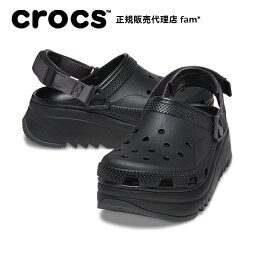 『40%OFF』クロックス <strong>crocs</strong>【メンズ レディース サンダル】Hiker Xscape Clog/ハイカー エスケープ クロッグ/ブラック/厚底｜##