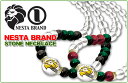送料無料 NESTA BRAND/ネスタブランド パワーストーンネックレス 2種:(JAMAICAN&RASTA) レゲエ HIPHOP/ヒップホップ/B系/ストリート/ネスタ