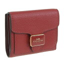コーチ/COACH 二つ折り財布 財布 レザー レッド レディース c7428imf8q