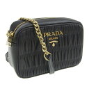 プラダ/PRADA ショルダーバッグ バッグ ナッパ ブラック レディース 1bh112naga-nero-zz アウトレット