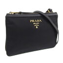 プラダ バッグ レディース アウトレット ショルダーバッグ ブラック 1BH046 TESSUTO+SAFFIAN NERO PRADA 楽天ブラックフライデー
