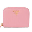 プラダ PRADA ショップ袋付き ラウンドファスナー小銭入れ コインケース 1mm268vimo-peta-zz