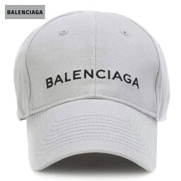 BALENCIAGA <strong>バレンシアガ</strong> Embroidered cotton baseball cap Zinc/Black