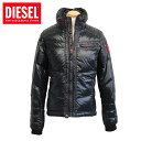 [DIESEL]ディーゼル 2010-2011年秋冬新作 フード付き メンズダウンジャケット "WEROK JACKET" ブラック