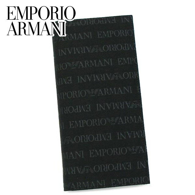 【15%OFF!!】【送料無料】[EMPORIO ARMANI]エンポリオアルマーニ 2011年春夏新作 イーグルロゴ 長財布“YEM474 YCF04” ブラック