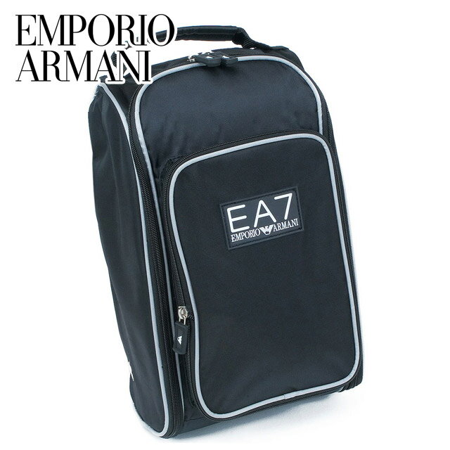 【5%OFF!!】[EMPORIO ARMANI] エンポリオアルマーニ 2011年秋冬新作 ゴルフシューズケース "275231 1W498" ブラック