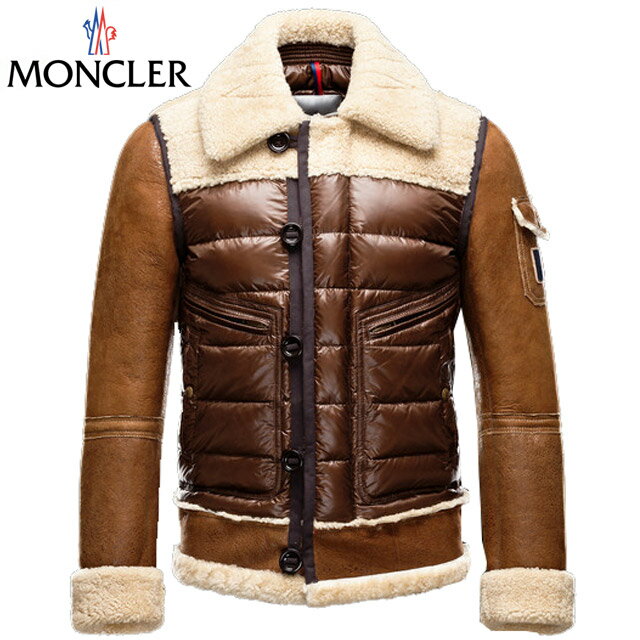 MONCLER モンクレール ムートン 本革 ダウンジャケット 