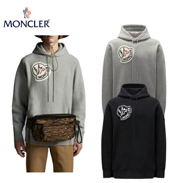 【2colors】MONCLER Sweatshirt Hoodie Mens 2021AW <strong>モンクレール</strong> スウェット フーディー <strong>パーカー</strong> メンズ 2021-2022年秋冬