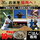 サムズアスリート 100%大豆のお肉 プロテイン ごはん専用タイプ 10kg 業務用 チーム用(お米
