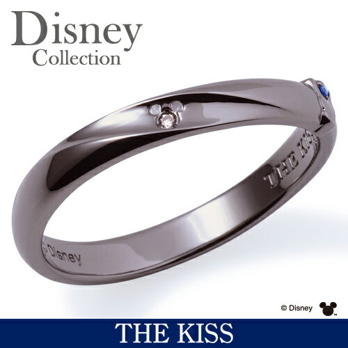 隠れミッキーマウス/ダイヤモンド メンズリング（メンズ単品）☆ THE KISS シルバ- ペア リング 指輪 ブランド SILVER Disney Pair Ring couple ディズニー コレクション ( Disney ) ペア リング ! ミッキーマウス ( Mickey Mouse ) モチーフ thekiss ザキス シルバー ジュエリー 刻印 記念日 誕生日 プレゼント に