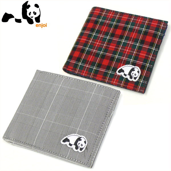 エンジョイ enjoi PANDA PLAID WALLET ウォレット 財布 スケーター SK8 スケボー アウトドア アメカジ タータンチェック【5000円以上送料無料】