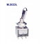 在庫品 NKKスイッチズ M-2022L 2極 機能動作<ONーON> 電流容量6A125VAC 日本開閉器 レバーロック形トグルスイッチ はんだ端子