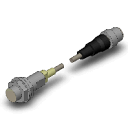 オムロン E2E-X3D1-M1GJ 0.3M スタンダードタイプ近接センサ シールド M12×1mm 直流2線式 検出距離3mm 動作モードNO 直流2線式有極 M12コネクタ中継タイプ(IECピン配線) (0.3m)