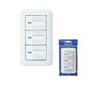 在庫品 パナソニック(Panasonic) WTP50513WP コスモワイド21 埋込ネームトリプルスイッチB(片切)(ホワイト)(パック梱包)