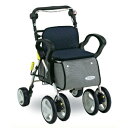 【送料無料】スタンダードシルバーカーST003-S ネイビー (歩行補助車) 折りたた