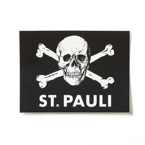 ザンクトパウリ オフィシャル スカルロゴ ステッカー