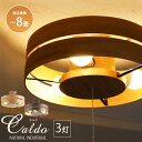 送料無料★ナチュラルインダストリアル カルド シーリングライト 3灯【天井照明 LED電球 アイアン 木調 省エネ 8畳 天然木】