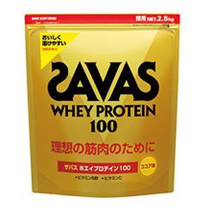 【今だけこの価格！！】ザバス(SAVAS)ホエイプロテイン100　ココア味　2.5kg