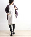 PUPULA(ププラ)ウルトラロフトフリース×エコファー ポケット チュニック ワンピース・386111-0141802【レディース】【■■】