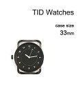 TID Watches(ティッドウォッチズ) No.1 Collection 33mm 腕時計 文字盤 ブラックケース/ブラックダイアル・148433-3701801【レディース】【1F-W】