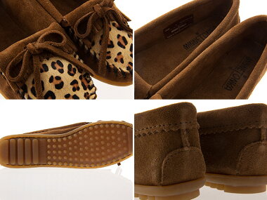 【MINNETONKA】ミネトンカLEOPARDKILTYMOCMOCCASIN限定モデルレオパードキルティモカシンDUSTYBROWN