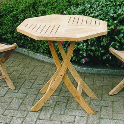 ガーデンテーブル：チーク材折り畳みテーブル[F-082]【全品送料無料】