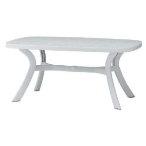 ガーデンテーブル：トスカーナ・テーブル165（プレーンホワイト）KCA-10T1[F-346]【全品送料無料】