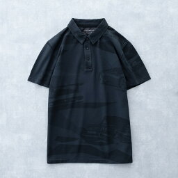 【SALE 30%OFF】 HYDROGEN CARS AND CAMO POLO SS (BLACK CAMOUFLAGE) 210-45540001 ハイドロゲン カー <strong>カモフラージュ</strong> <strong>ポロ</strong>シャツ カットソー <strong>イタリア</strong> メンズ 送料無料