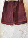 (SALE30%OFF) INTERFACE インターフェイス/SATAN HAND CHINO SHORTS BURGUNDY