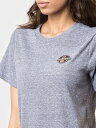 レディース STUSSY OLD GLOBE BOYFRIEND TEE/ステューシー 半袖 OLD GLOBE ワンポイント ボーイフレンド Tシャツ グレー【Size:XS.S.M.L】【新品】【STUSSY WOMEN】【古着 mellow楽天市場店】