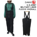 【初回購入者限定★次回使える1000円OFFクーポン配布中】アメリカ軍 フリース オーバーオール 未使用