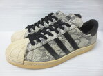 アディダス スーパースター ヘビ柄 adidas SUPERSTAR 80s CNY 型押し スニーカー サイズ:US 8 1/2 古着 中古 mellow